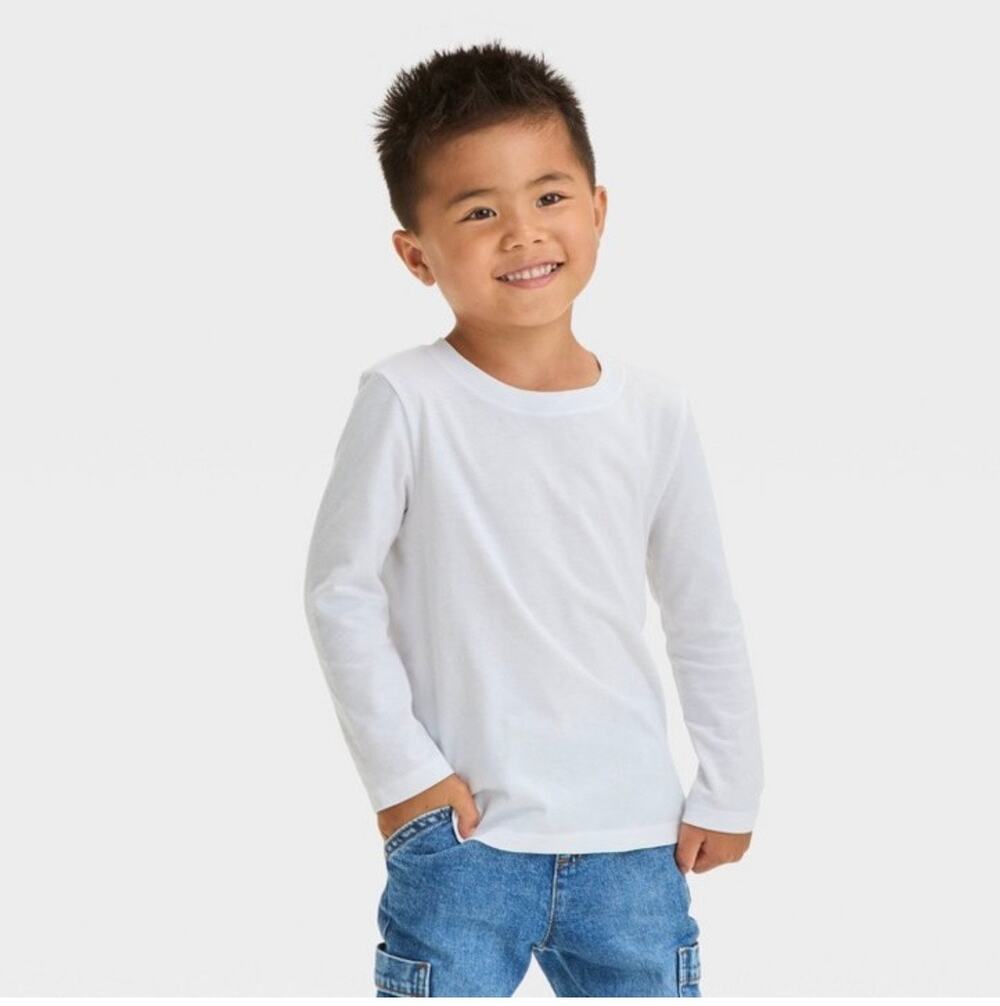 New cat and Jack 12 month white long sleeve T-shirt